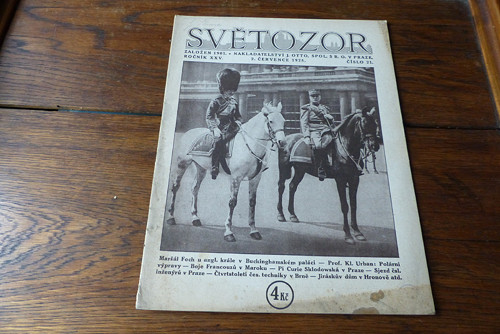 Časopis Světozor 21/1925