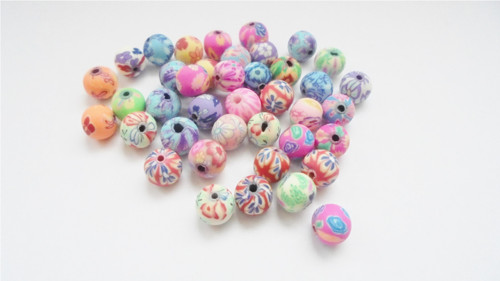 Fimo korálky 40 ks — foto 1