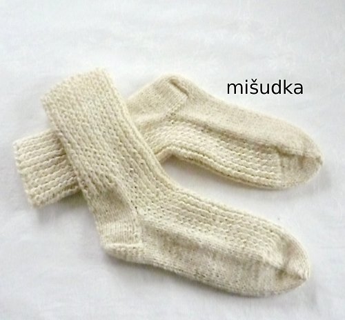 Ponožky jako od maminky -bílé 2. — foto 1