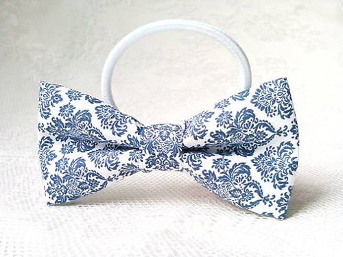 Blue orient hair bow — foto 1