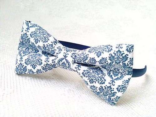 Blue orient headband