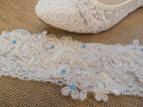 Podvazek ivory lux — foto 1