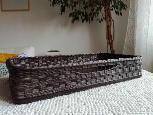 Tmavě šedý košík — foto 1