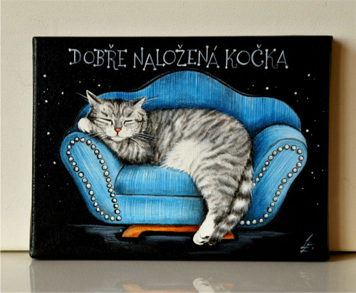 Dobře naložená kočka. — foto 1