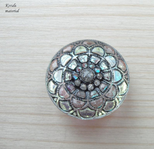 2903 Skleněný knoflík 17mm — foto 1