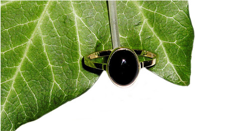 ZLATÝ prsten ONYX 10*8 — foto 1