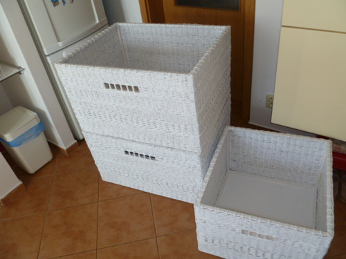 Koše bílé 2+1 ks — foto 1