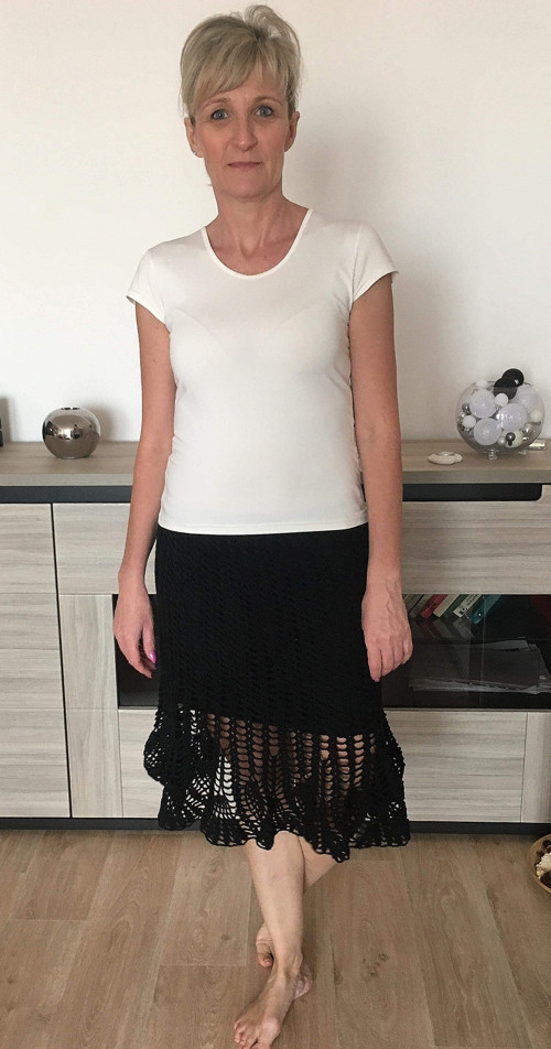 Háčkovaná sukně — foto 1