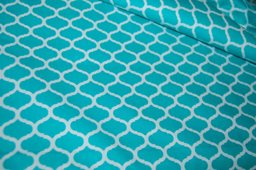 Bavlněná látka : Quaterfoil mini dark mint