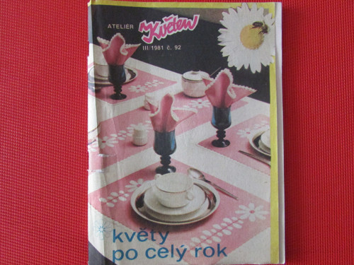 Atelier Květen 3/1981 šití vyšívání návody