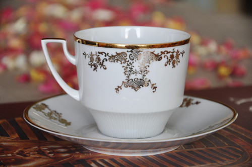 Porcelánová čajová / kávová souprava - 15 kusů