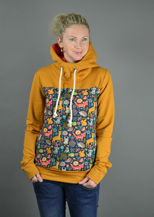 Okrová mikina — foto 1