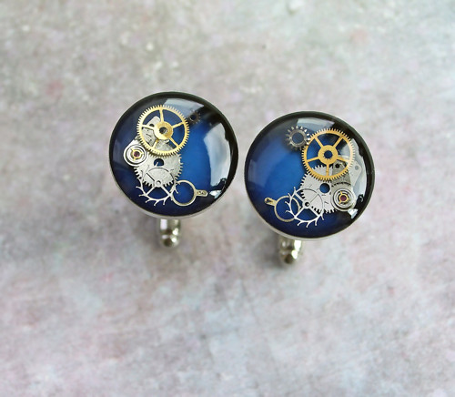 Manžetové knoflíčky /darkblue/ — foto 1
