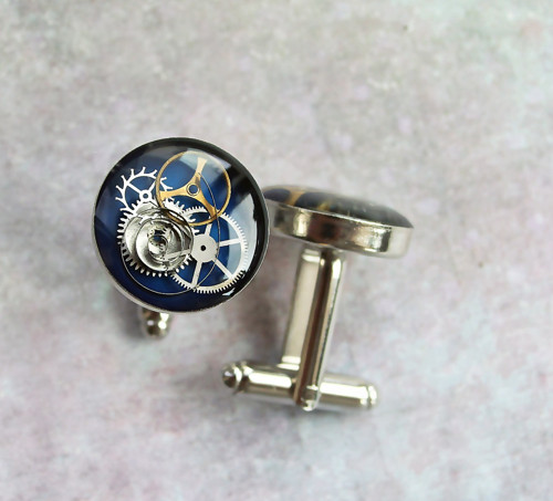 Manžetové knoflíčky /darkblue/ — foto 1