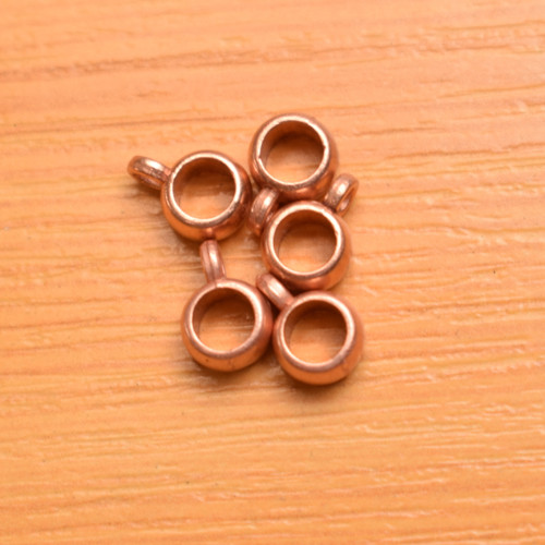 Šlupna - rose gold - 6x9mm - 2kusy