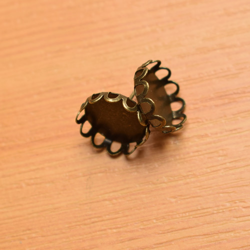 Puzety s lůžkem 12 mm - 2 kusy - bez niklu