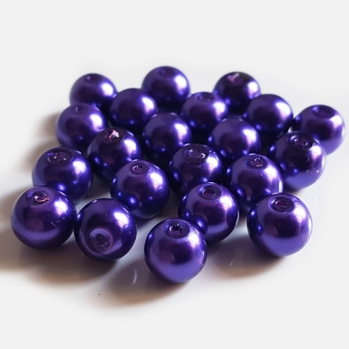 Voskovky GLANCE, fialová purpura, 8 mm (10ks)