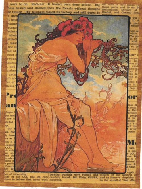 Bavlněná látka - panel 15,5 x 21 cm