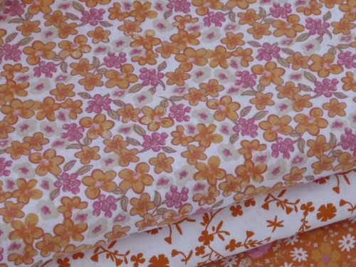 MILLE FLEURS jaune-orange / Lilas — foto 1