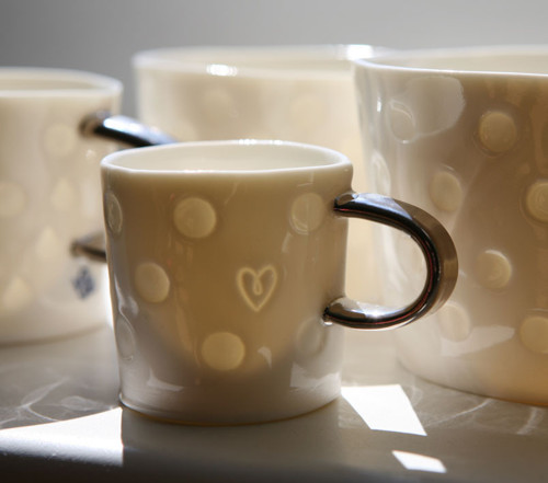 Srdcový...dotty (porcelán) — foto 1