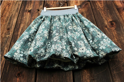 Balonová sukně Tuscan Breeze Teal — foto 1
