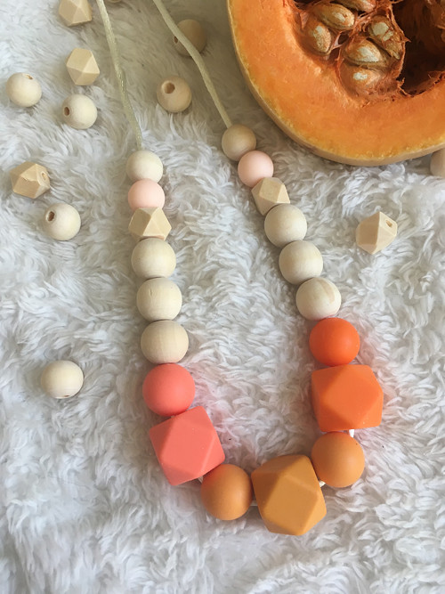 Kousací korále Amo pumpkin — foto 1