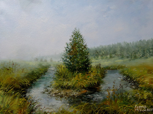 Šumava - Křemelná - orig. olej — foto 1