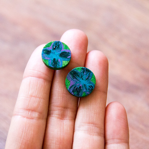 Dřevěné pecky malované — foto 1