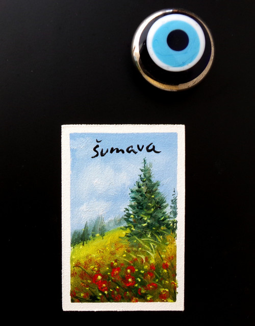 Šumava - Magnet - orig. olej — foto 1