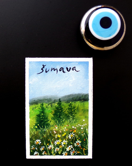 Šumava - Magnet - orig. olej — foto 1