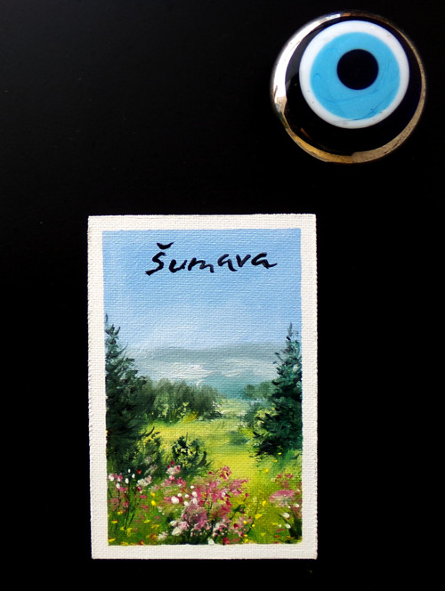 Šumava - Magnet - orig. olej — foto 1