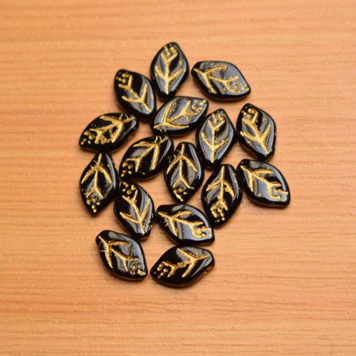 Lístečky - 7 x 12 mm