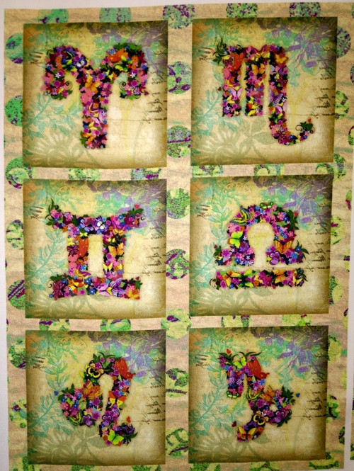 Bavlněný panel - sada 24 x 34 cm — foto 1