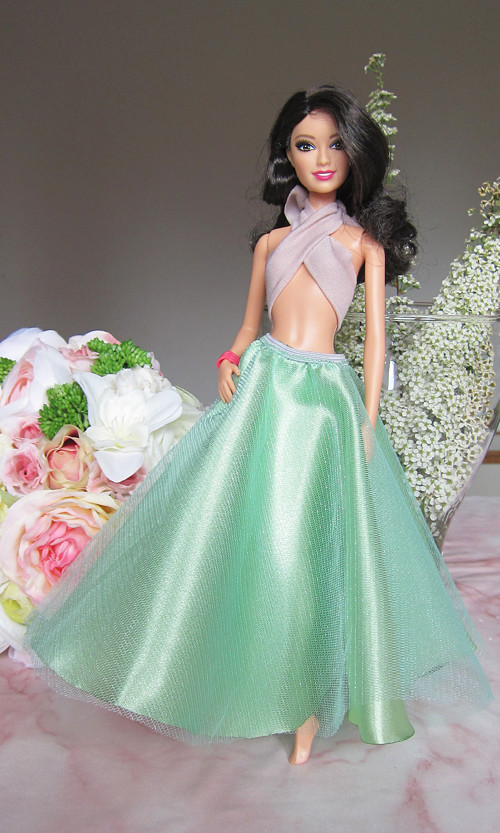 Barbie zelená sukně — foto 1