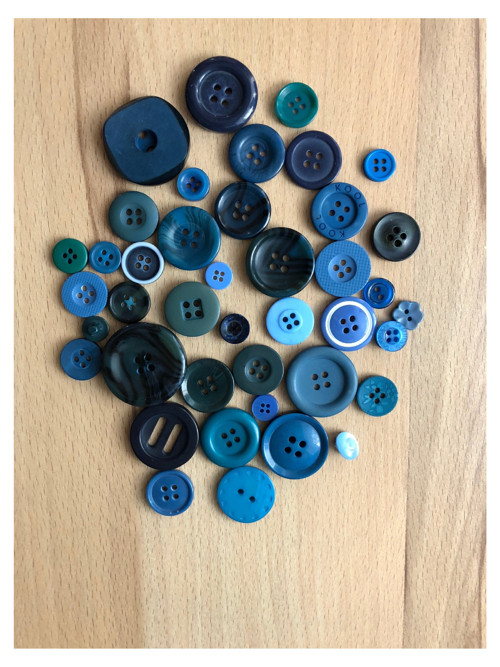 Plastové knoflíky mix (15 ks)