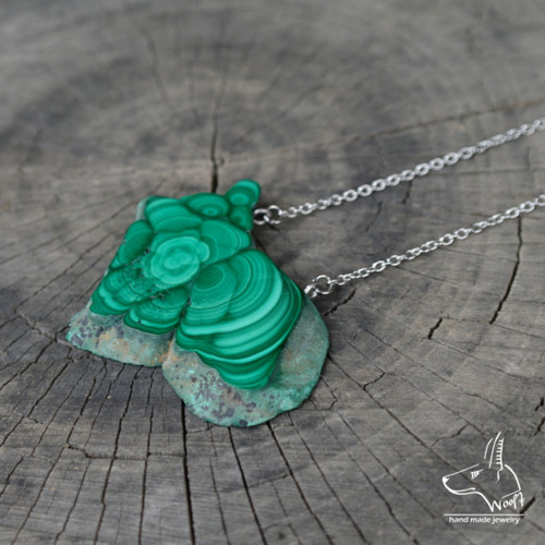 Malachitový talisman — foto 1