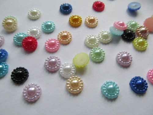 Kytičky - 8 mm - mix - 15 ks/bal. — foto 1