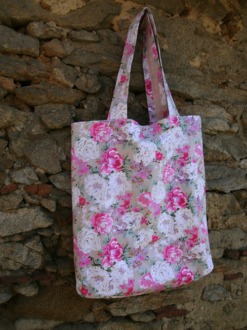 Pink flower denim - kabeloša — foto 1