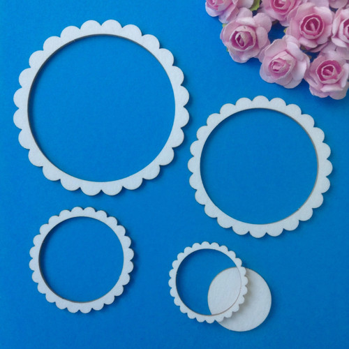 Dekorace chipboard 4 ks (CHR 10) — foto 1