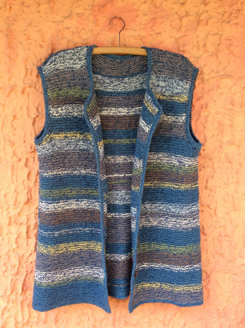Pletená oversize vesta — foto 1