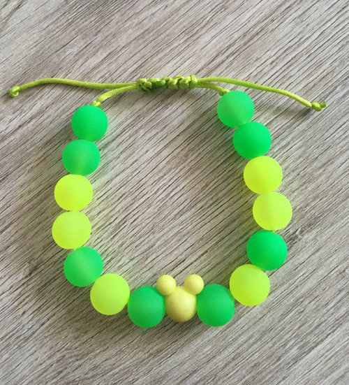 Barevný neonový náramek s Mickey — foto 1