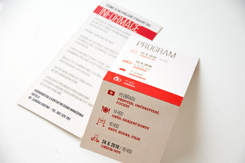 Typografické oznámení - program — foto 1