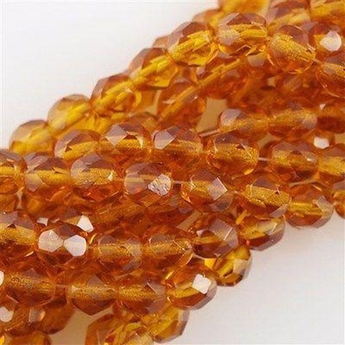 Ohňovky sklo pr.6mm (50ks) - topaz