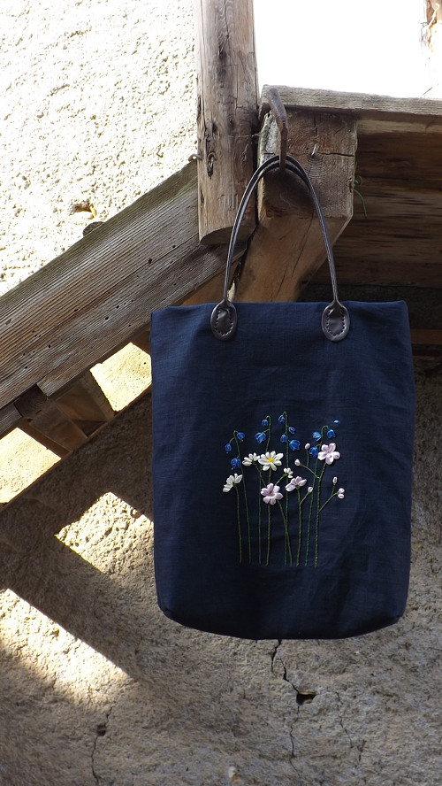 Lněná Shopper — foto 1