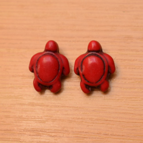 Tyrkenitová želvička - 15 x 12mm