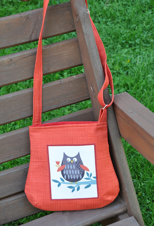 Dětská crossbody kabelka se sovičkou