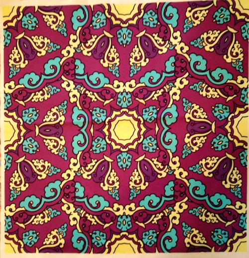 Bavlněná látka - panel 35 x 35 cm