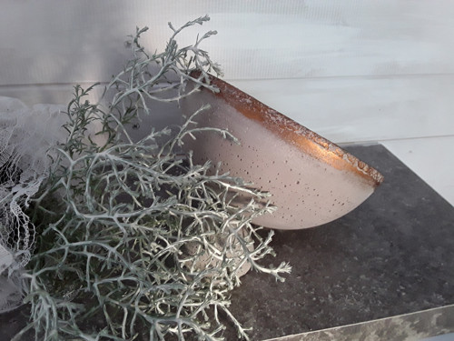 Miska polokoule "Bronzový okraj" — foto 1