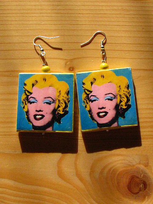 Marilyn Monroe earrings — foto 1
