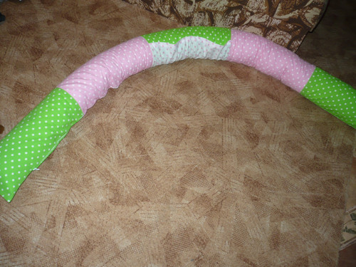 Polštář - had - mantinel za postel 200 x 20 cm
